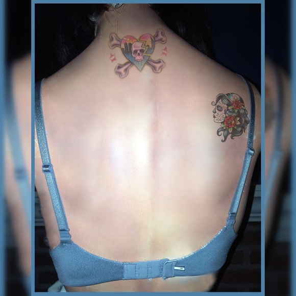 🏖️Victoria's Secret Swim Metallic "Wet Look" Bikini Top - Picture 4 of 6